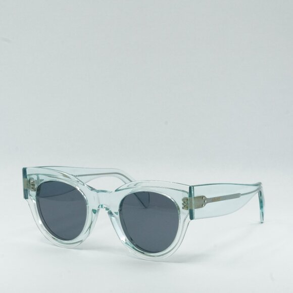 🕶️ New Celine CL40008I 86V Sunglasses - Transparent Blue Frame, Blue Lenses - Picture 1 of 10